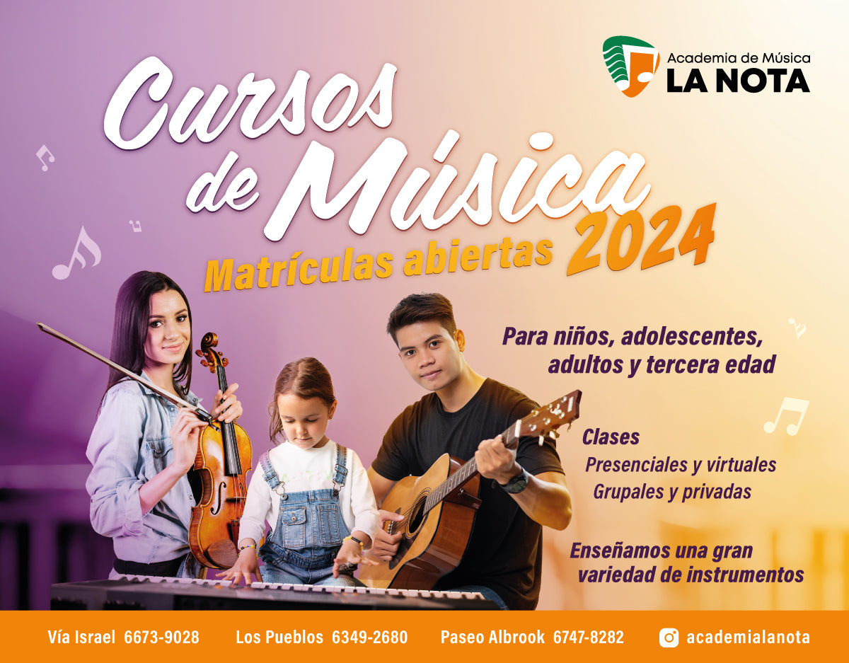 CURSOS REGULARES DE MÚSICA 2024