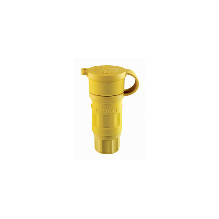 Conector hembra Wetguard 15A 125V, NEMA 5-15R. 2P3H, amarillo