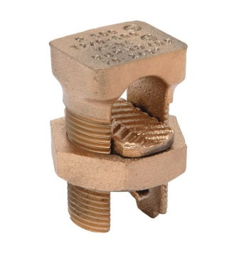 SERVIT SPLIT BOLT CONNECTOR, COPPER, FOR RUN/TAP CONDUCTORS, 6 AWG TO 500 KCMIL, 1 TAP CONDUCTOR, UL