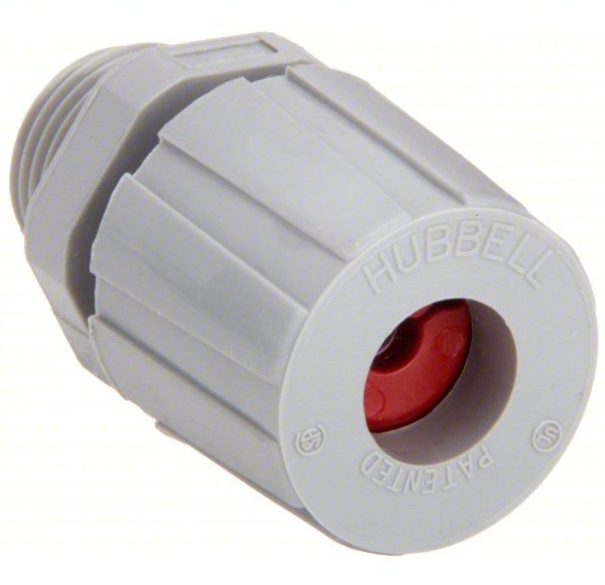 Conector de cable, macho recto, 3/8" nailon