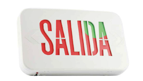 LUM SALIDA DOBLE CARA VERDE-ROJA