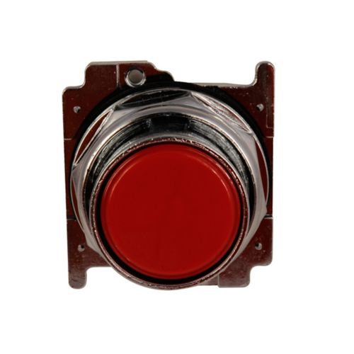 BOTONES OPERADORES NO ILUMINADOS 30.5MM 10250T, SERVICIO PESADO NEMA 3 3R 4 4X 12 13 A PRUEBA DE AGUA Y ACEITE, RASANTE, NO ILUMINADO, COLOR ROJO