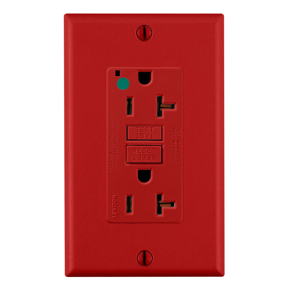 Tomacorrientes Decora GFCI SmartlockPro® 20A 125V NEMA 5-20R, 2P3H