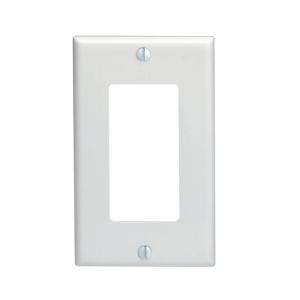 TAPA DECORA 1 GANG C/TORNILLO BLANCO