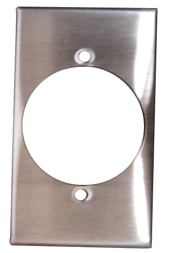 Tapa 1-Gang de 2.15", acero inoxidable magnético