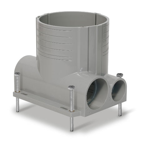 SIS. CAJA DE PISO PARA CONCRETO 2G PVC