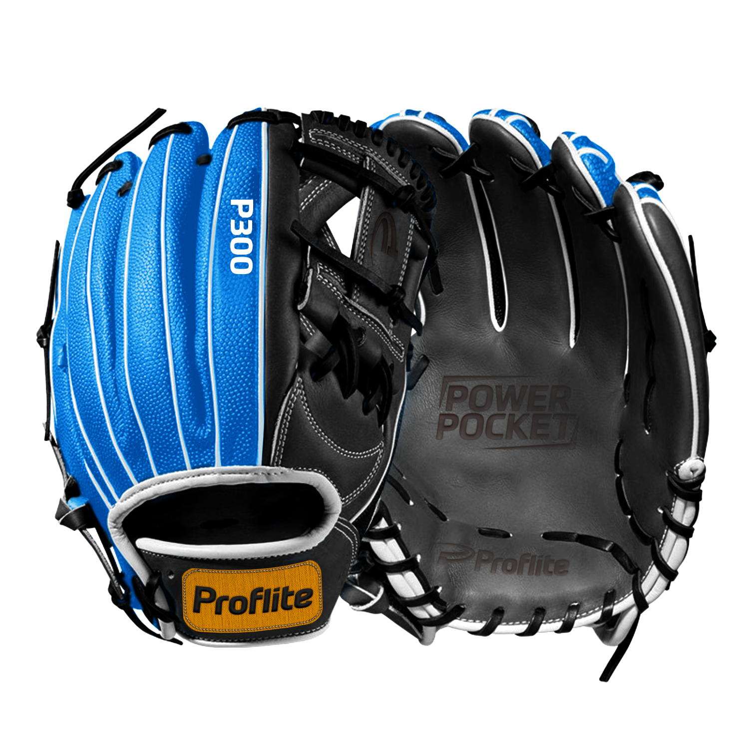 Manilla PRO 11.5" Derecha Proflite P300-AZ Azul/Negro