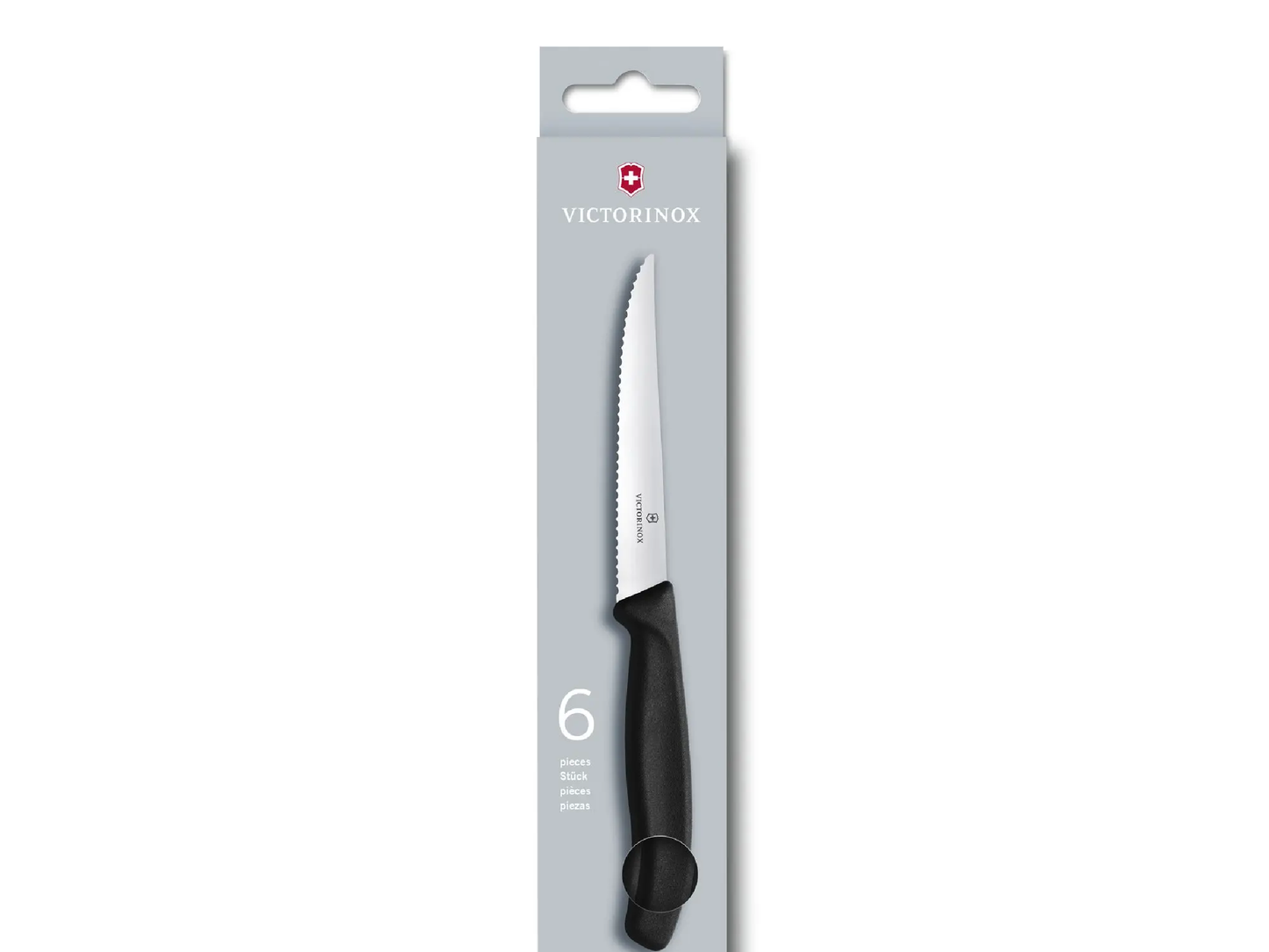 Set de Cuchillos 6 Piezas 6-7233-6 Victorinox Negro