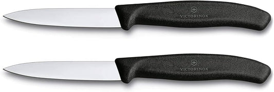 Set de Cuchillos 2 Piezas 8CM 6-7603-B Victorinox Negro