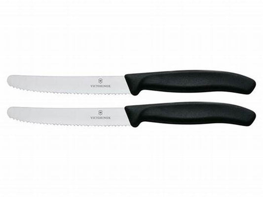 Set de Cuchillos 2 Piezas 10CM 6-7833-B Victorinox Negro