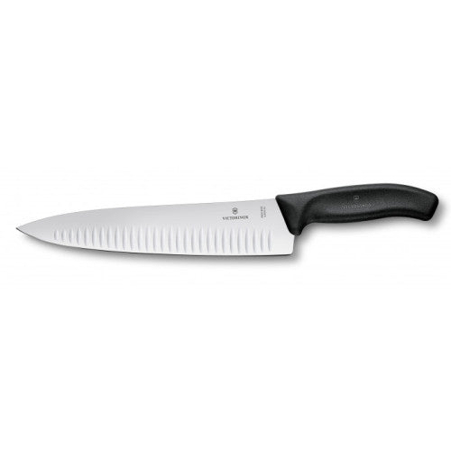 Cuchillo Chef con Alveólos Extra Ancha 20CM 6-8083-20B Victorinox Negro