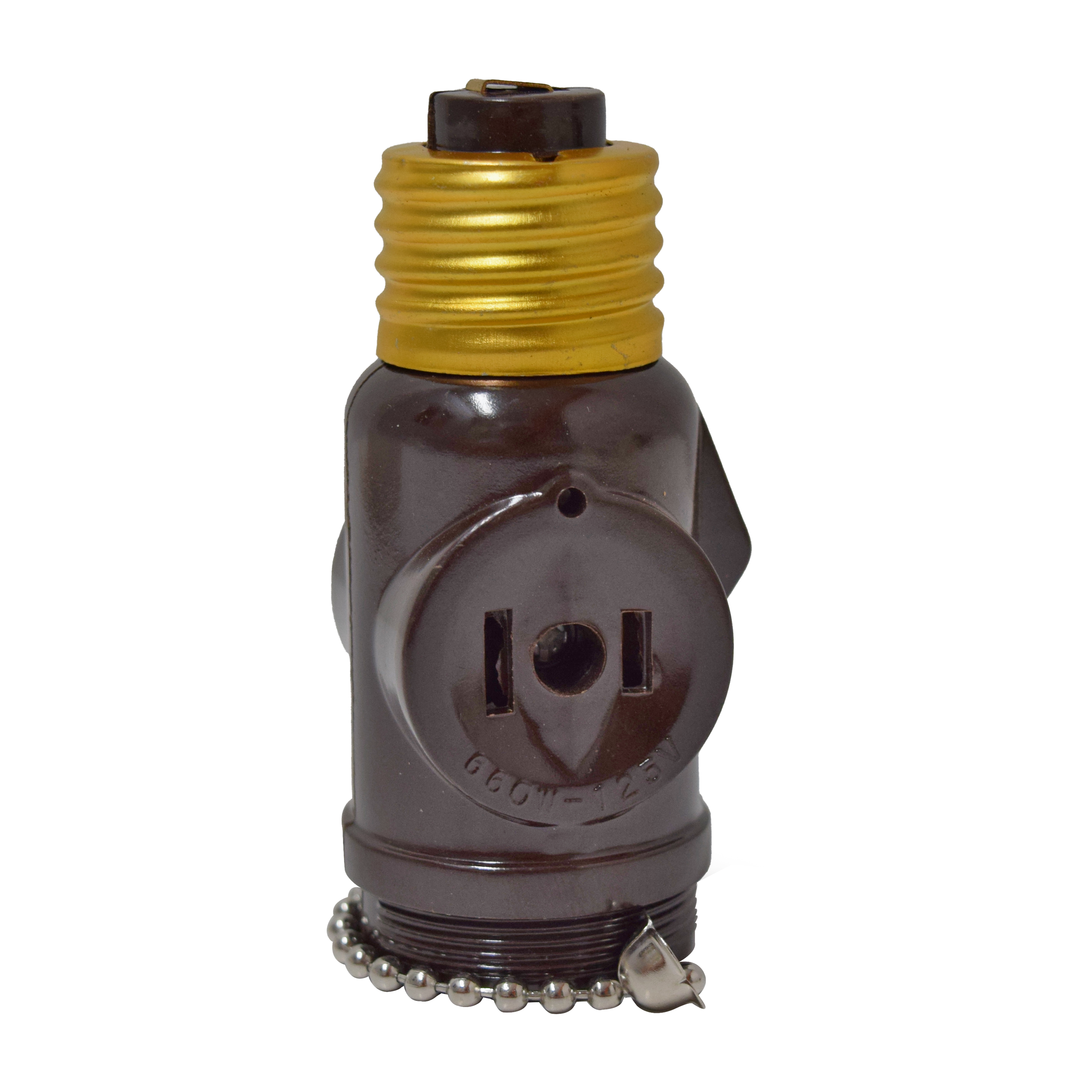 SOCKET CON TOMA CON CADENA