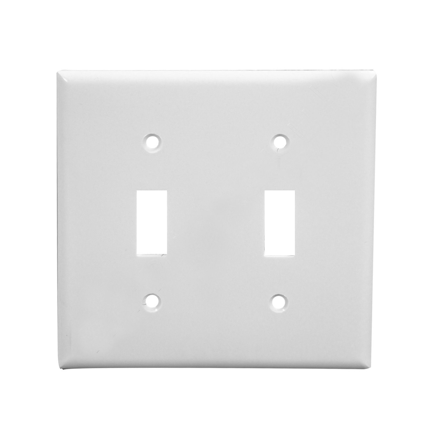 TAPA INTERRUPTOR 2 GANG 4X4 BLANCA