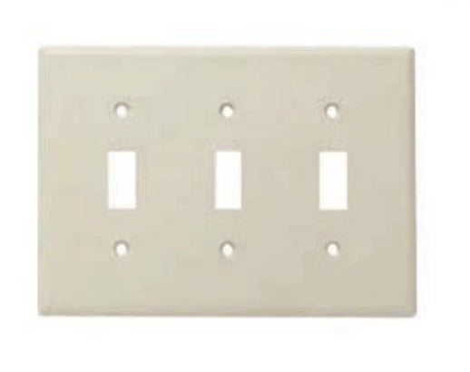 R-TAPA INTERRUPTOR 3 GANG BLANCA