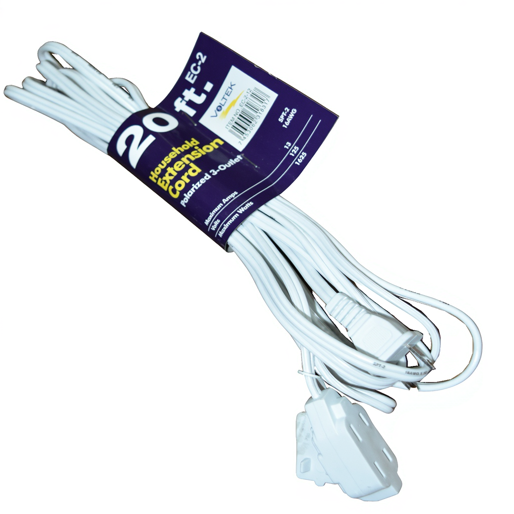 EXTENSION 20 PIES 2X16 120V