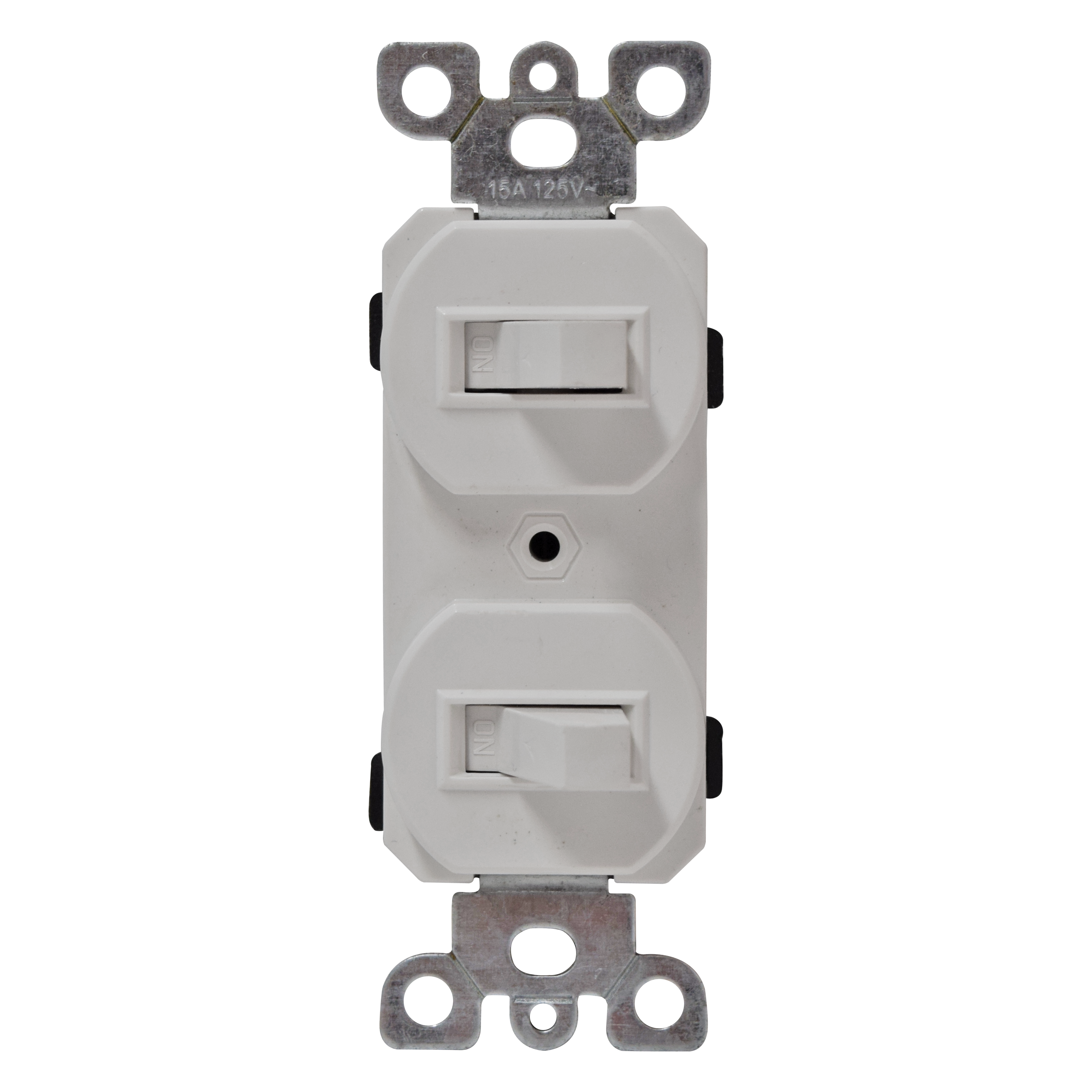 INTERRUPTOR DOBLE 15A 120/277V BLANCO