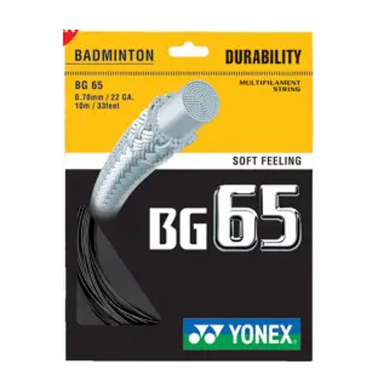 Cuerdas de Badminton BG65YX Yonex