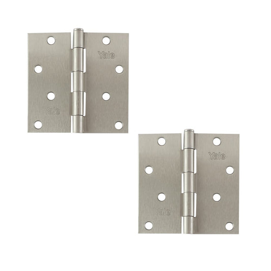 Bisagras Yale 4"x4"x2 Latón Satinado (US4)