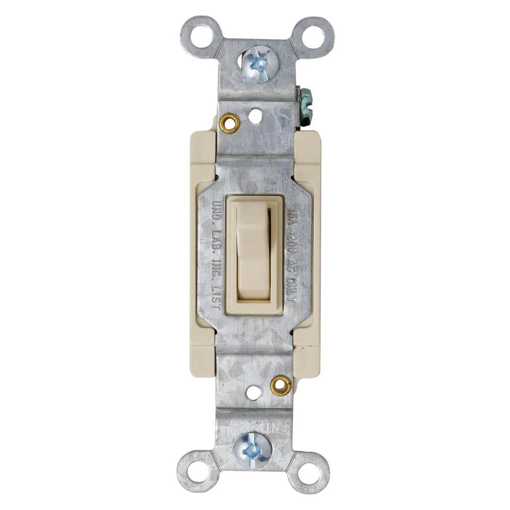 Interruptor Sencillo 30A Eagle 3032V Ivory