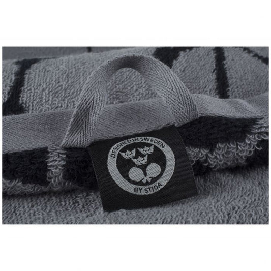 Toalla Hexagon Medium Stiga Gris Oscuro