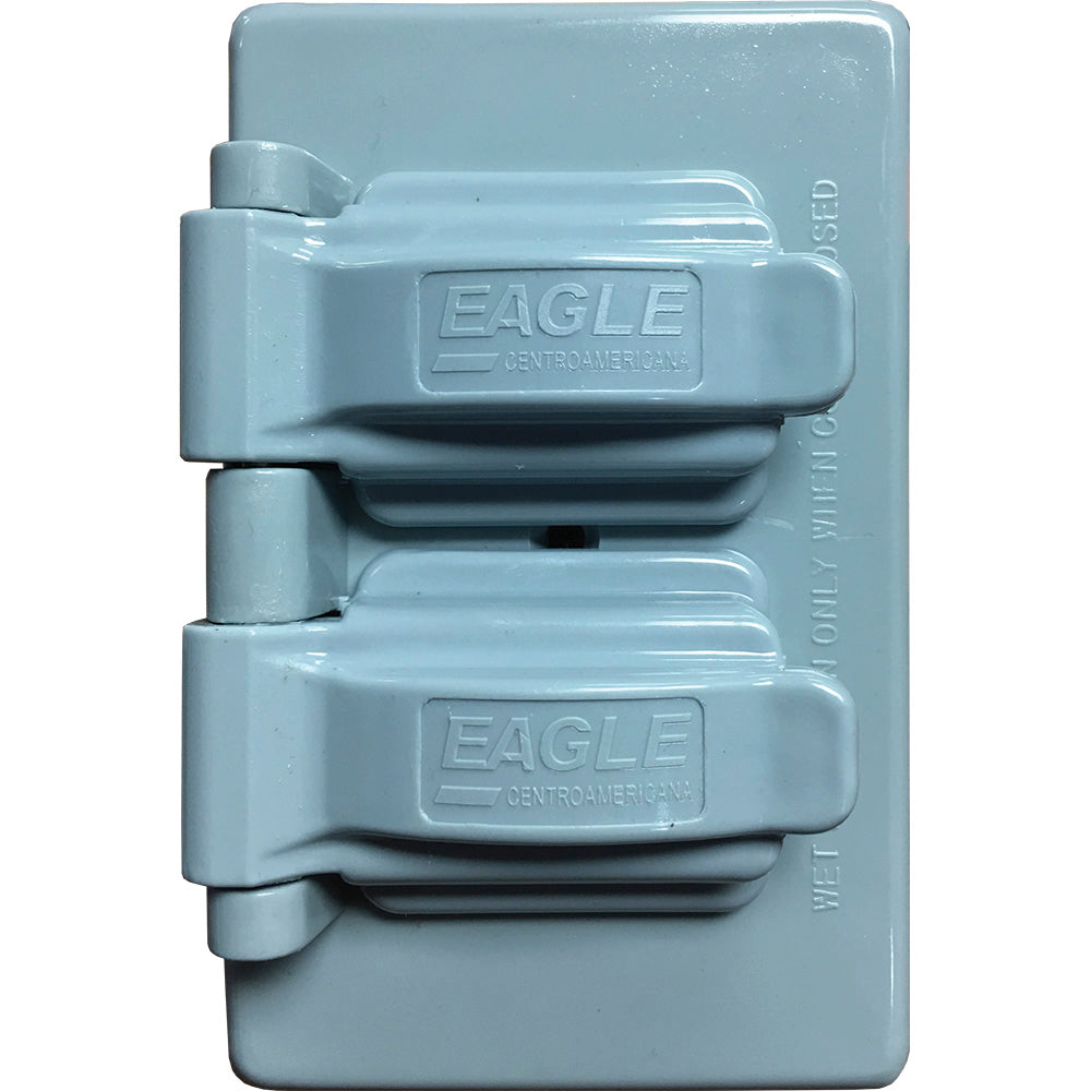 Tapa Doble para Intemperie 2x4 Eagle 1962 Gris (Grado Comercial)