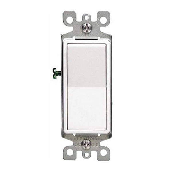 Interruptor Sencillo 15A 4 Way Leviton 54504-02W Blanco