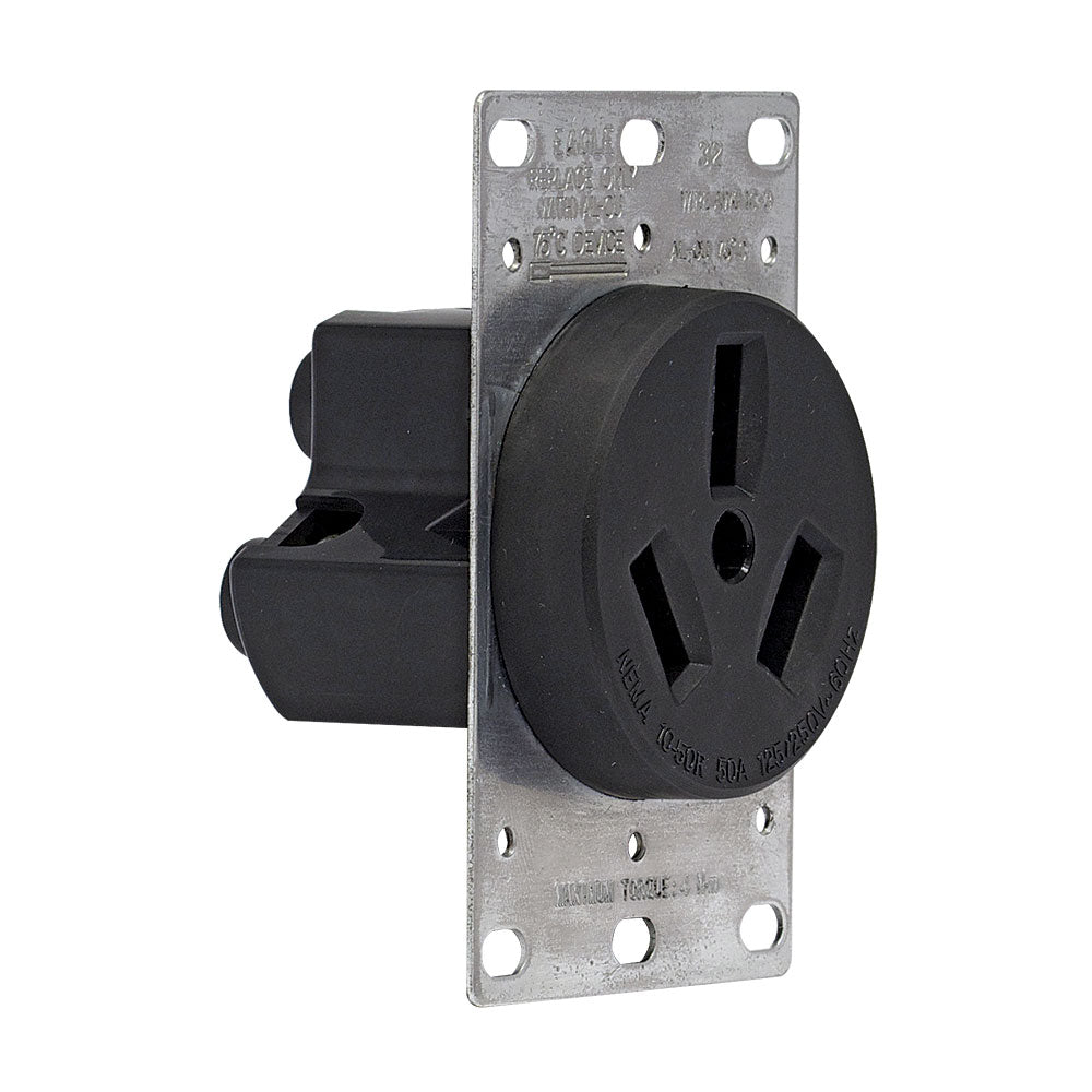 Toma 30A Eagle 1234 Negro (Grado Comercial)