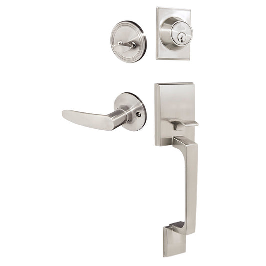 Cerradura Liverpool Entrada Yale Llave/Pestillo Cromo Satinado (US26D)