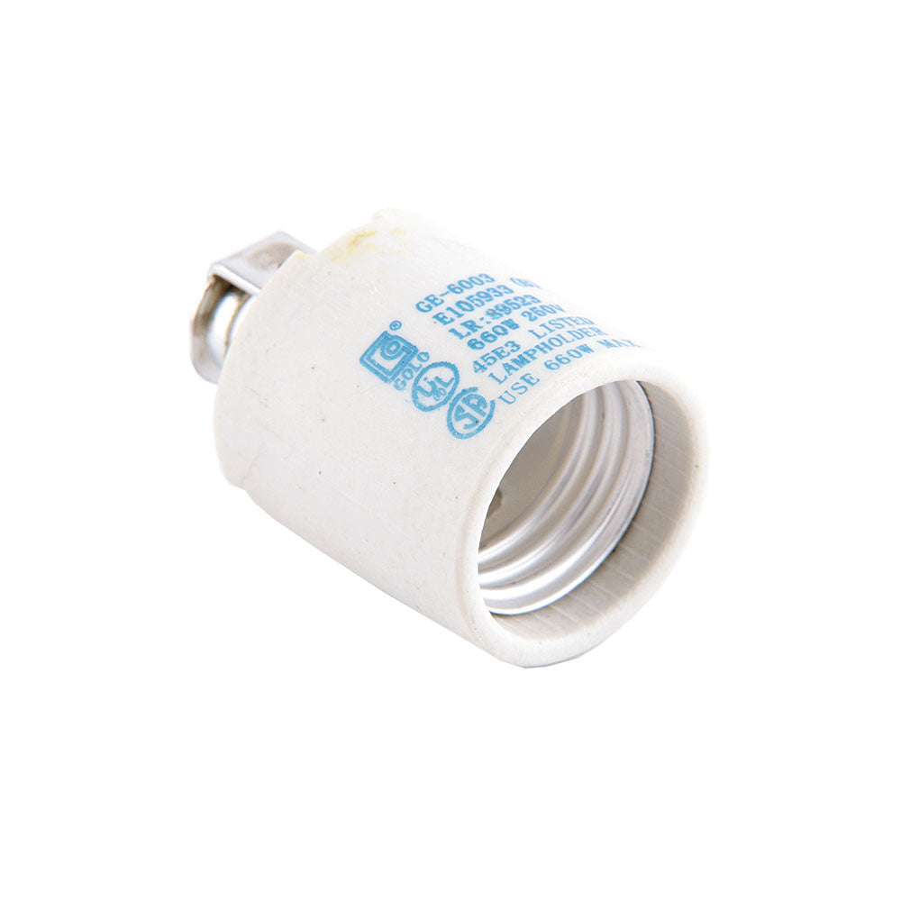 Socket para Lámpara de Porcelana Eagle 4152 Blanco