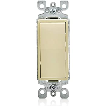 Interruptor Sencillo Decora 15A 3 Way Leviton 5603-02I Ivory