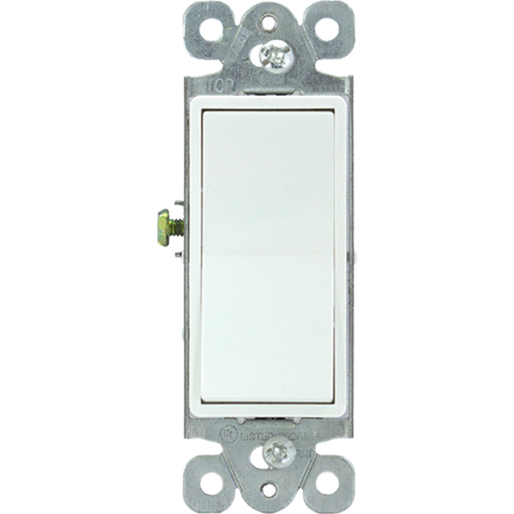 Interruptor Sencillo Decor Eagle 6501W Blanco