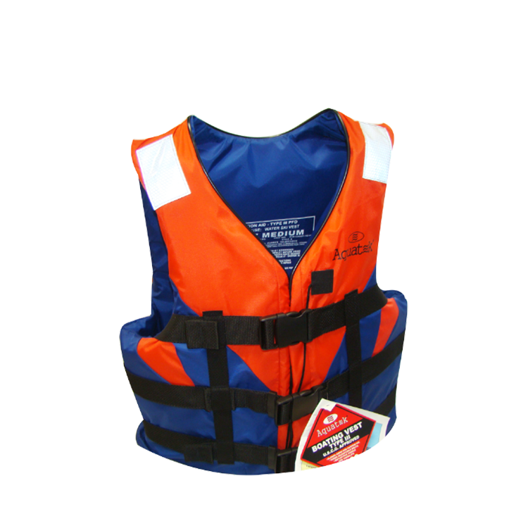 Chaleco Salvavidas Adulto Medium Aquatek VM003-5 Naranja/Azul