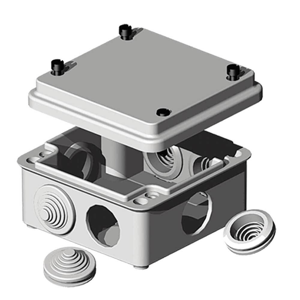 Caja Plástica con Conos Eagle 221-B Gris