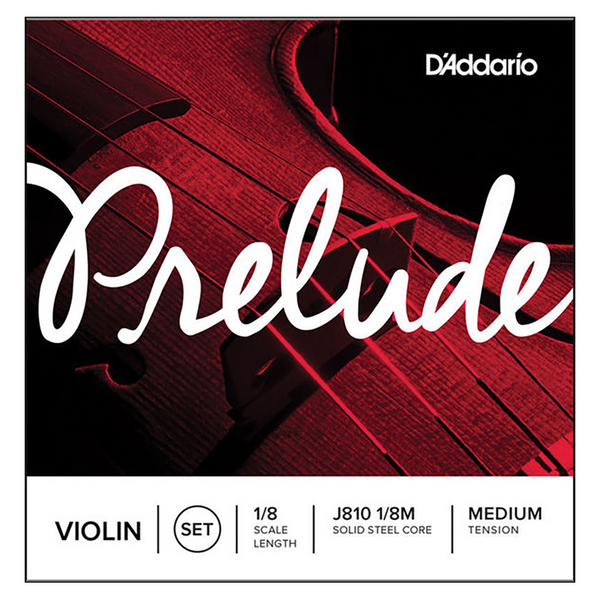 Cuerdas J810 -1/8M D'Addario Prelude para Violín (Set 1/8)