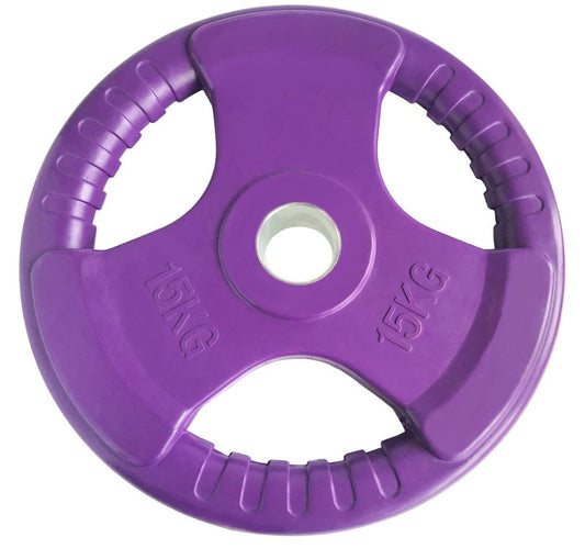 Disco Olímpico 5KG de Goma Fortis PL26 Púrpura