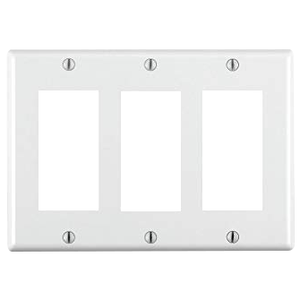 Tapa Interruptor 3 Gang Eagle 2141W Blanca