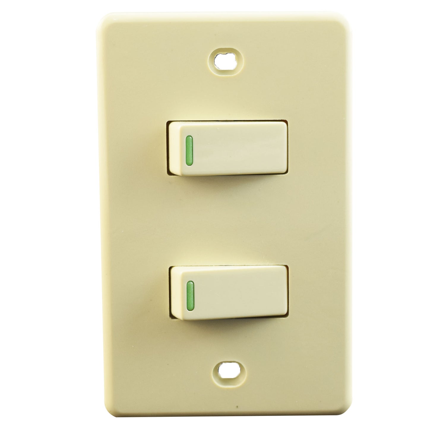 Interruptor Doble Eterna Eagle 2260 15A Ivory