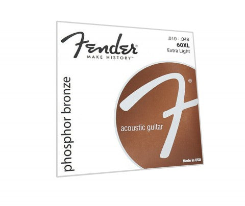 Cuerda para Guitarra Acústica Fender 073-0060-402 60XL Bronce