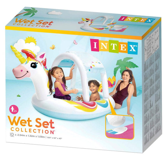 Piscina Unicorio Spray Intex 58435NP