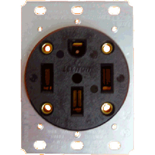 TOMA EMP 50A 125/250V NEMA 14-50R NEGRO