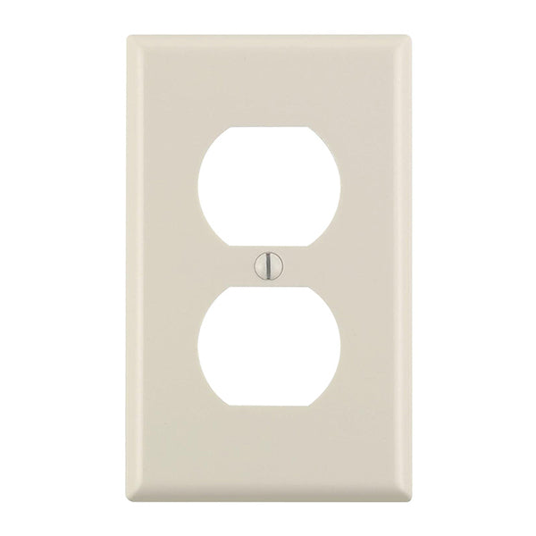 Tapa Toma Doble Leviton 78003 Almendra Claro