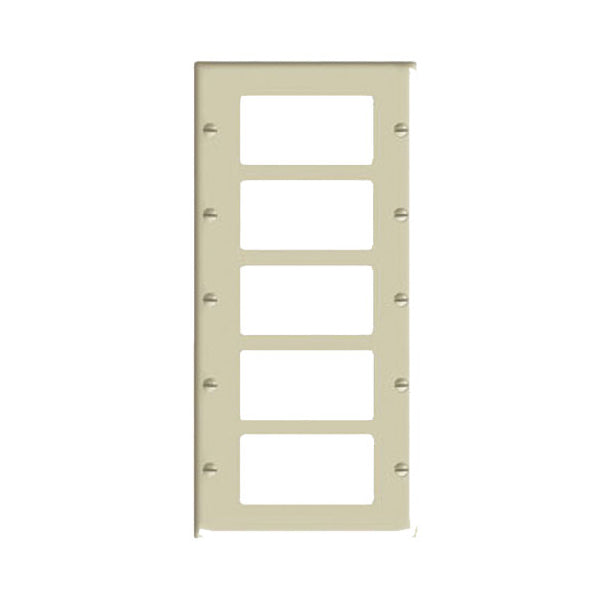 Tapa Plástica Decora 5 Gang Leviton 80423-I Ivory