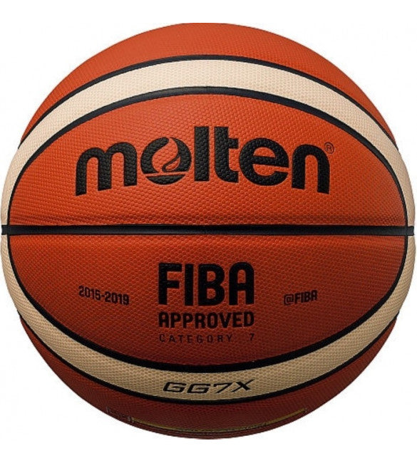 Balón Basket #7 Molten BGG7X Cuero Sintético (FIBA Approved)