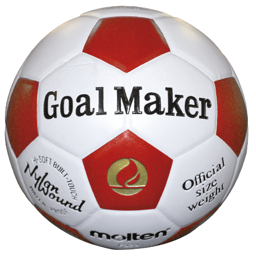 Balón Fútbol #3 Molten Goal Maker F323RD Cuero Sintético Rojo