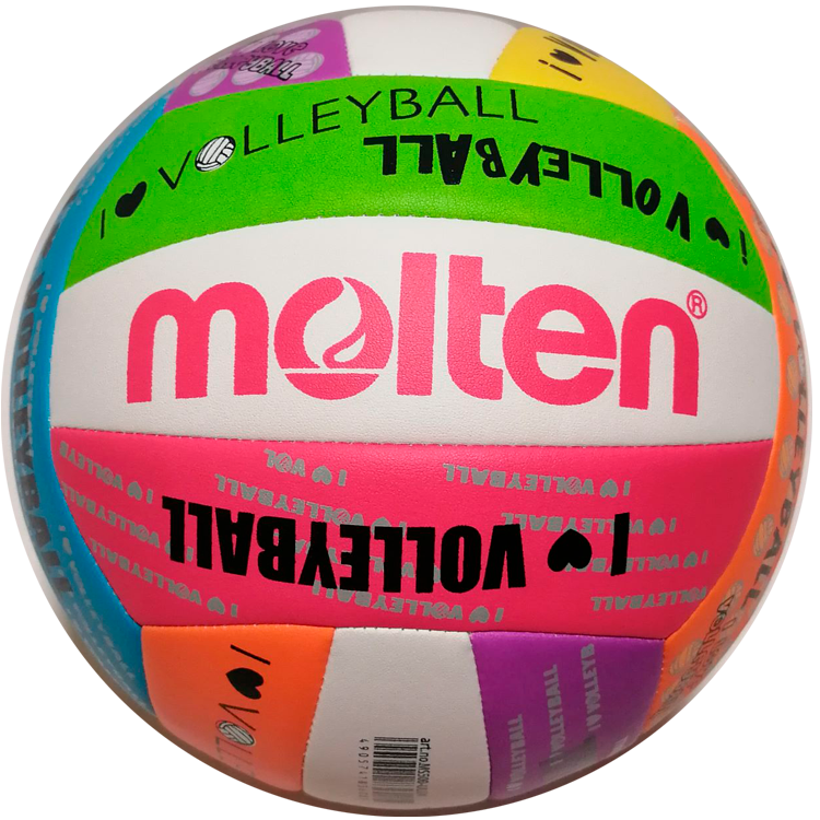 Balón Voleibol #5 Molten ULOVE Cosido Neón