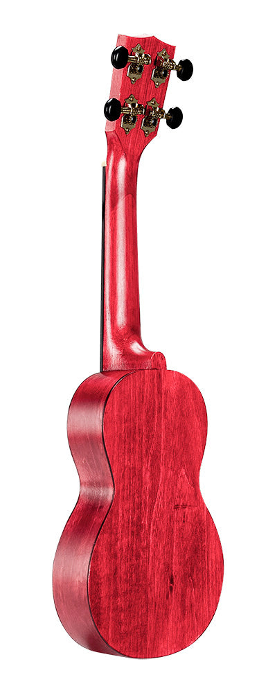 Ukelele Soprano Slimline Mahalo Rojo