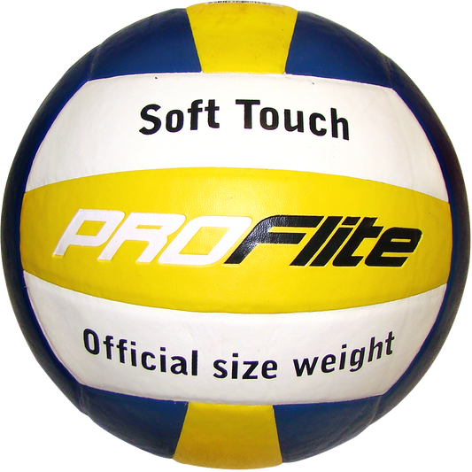 Balón Voleibol de Playa #5 Proflite V5V-PU Azul/Amarillo