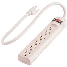 REGLETA 6 TOMAS 15 AMP 125V UL