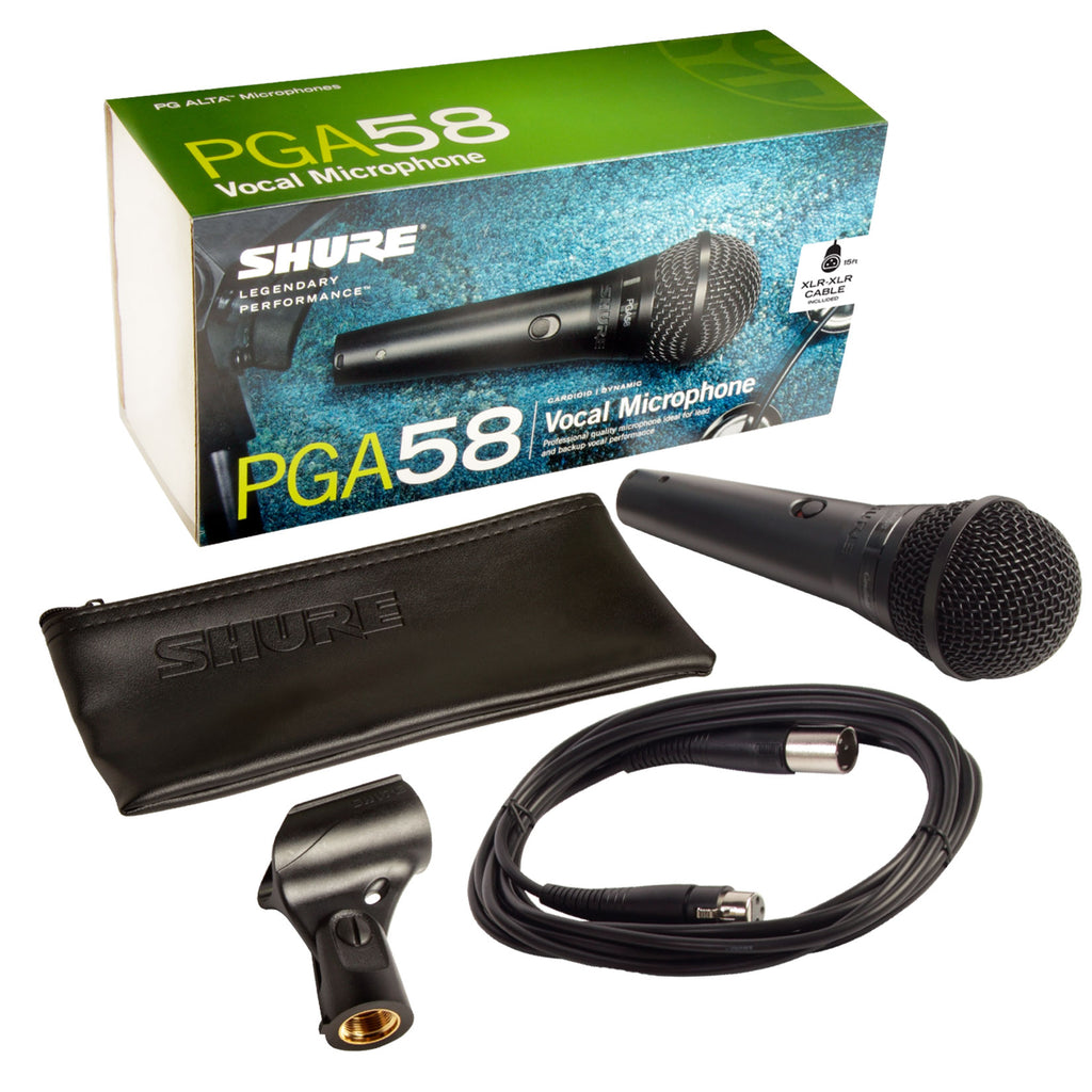 Micrófono para Voz Semi Pro PGA58-XLR Shure – Productos Superiores, S. A. ( SUPRO)