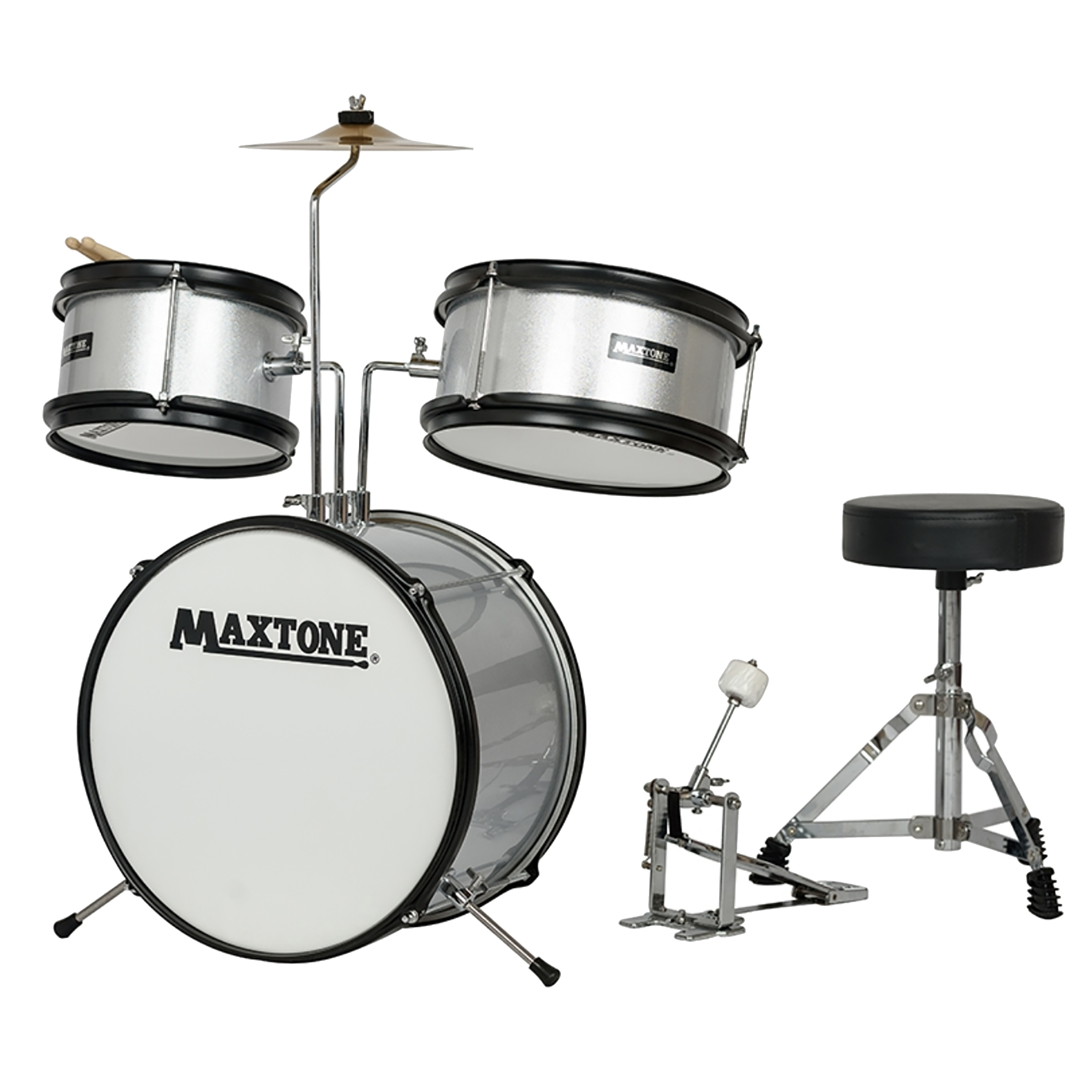 Batería de Niños MXC1043-S Maxtone Silver
